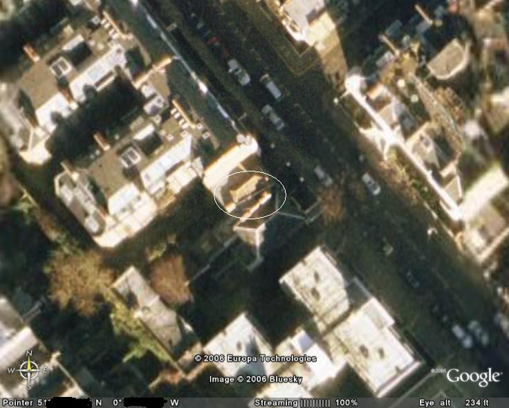Bill's Antenna as seen by GoogleEarth