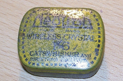 Early Crystal Set in Altoids-like Box