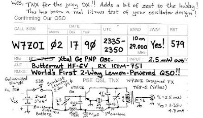 Some Interesting QSLs from W7ZOI