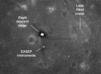 New Overhead Photo of Apollo 11 Site