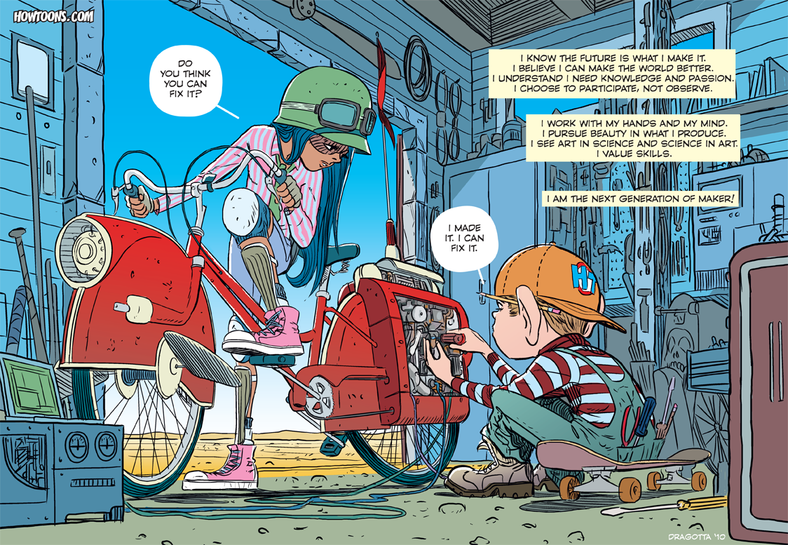 How cool:  HOWTOONS!