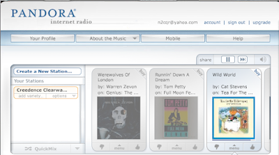 Shack Background Music from Pandora Radio