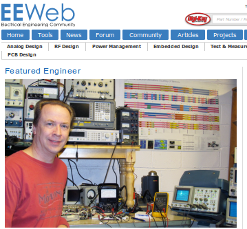 EE Web Featured Engineer:  Alan Wolke, W2AEW