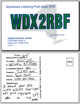 An SWL QSL