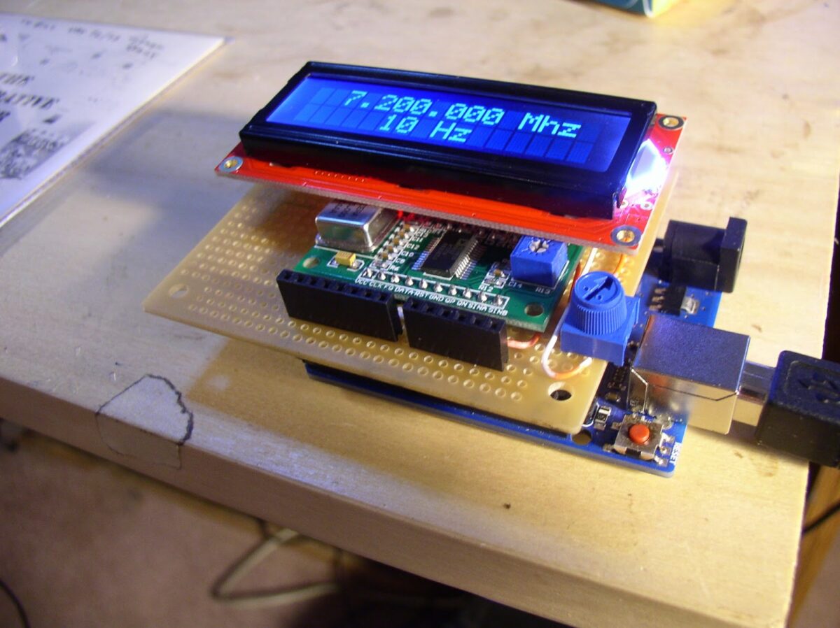 Stacked Shields — My Arduino DDS LCD Sandwich