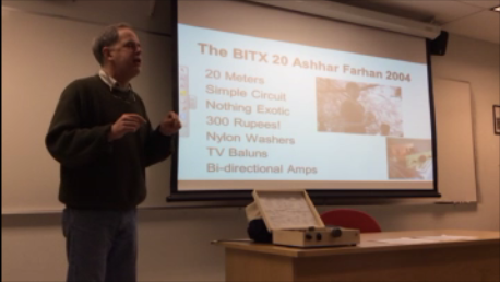 Hamfest Presentation on SolderSmoke and BITX (Video)