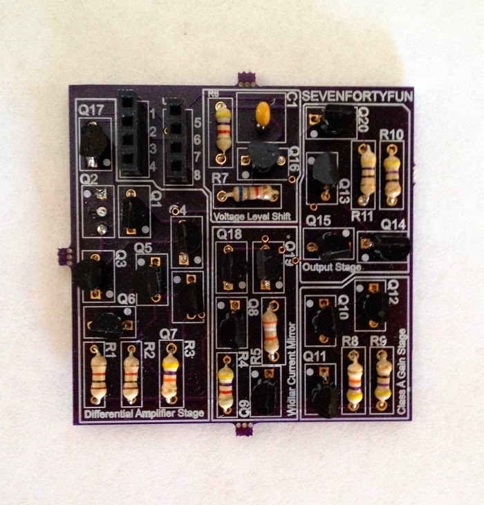 Finally!  Dis-Intergrated Circuits!  Discrete Component Op Amps!