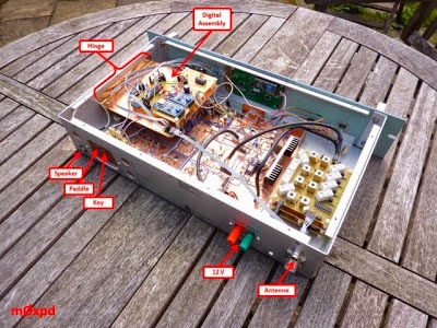 M0XPD Goes 3D with Boxed BITX with Digi-Hinge!