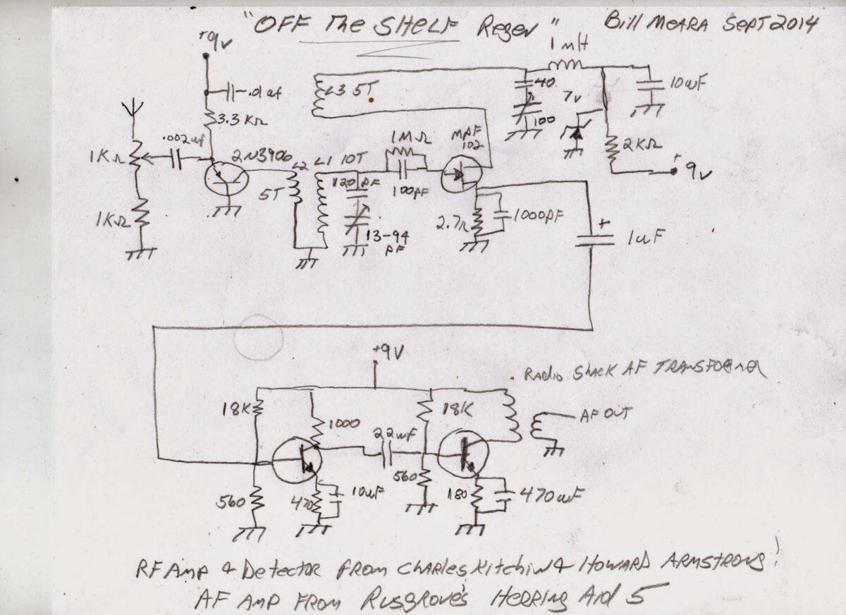 Schematic for “Off the Shelf” Regen