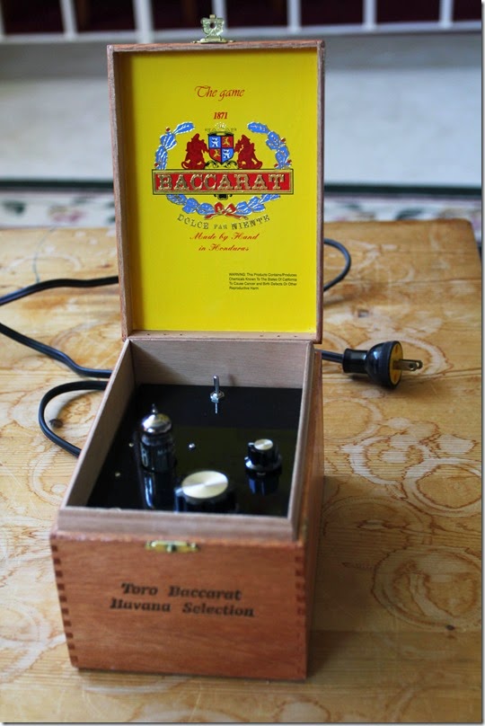 Tube Transmitter in a Cuban Cigar Box