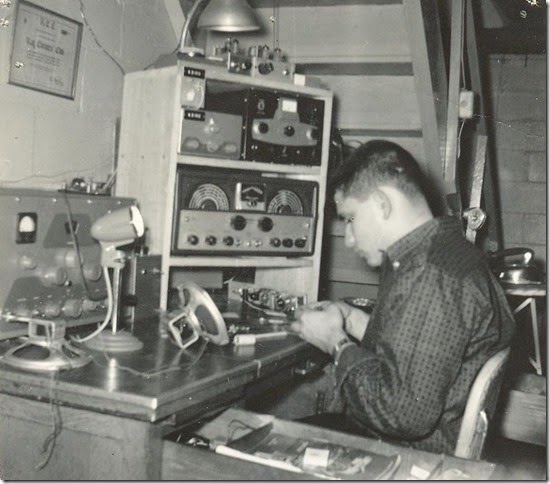 Who is this earnest young radio amateur?