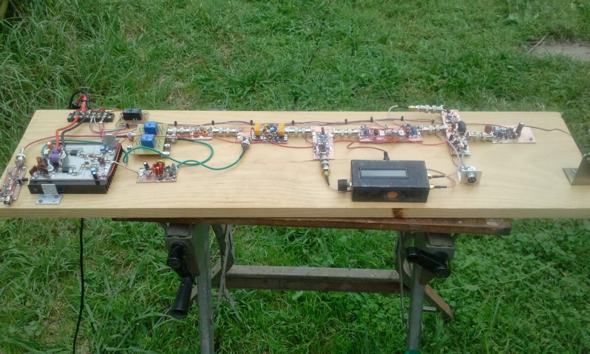 VK2YAC’s Yard-long, In-The-Yard, Bidirectional, Backyard Si5351 Rig