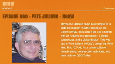 Listen to Pete Juliano’s Interview on “QSO Today”