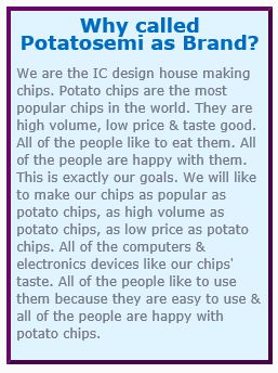 Life in the Fast Lane:  Potato Semiconductor Chips