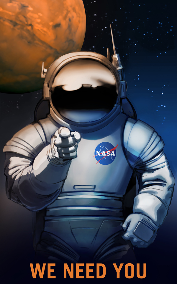 NASA’S New Mars Recruiting Posters
