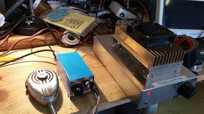 Cool, Blue, and Homebrew!  Pete Juliano’s Tiny SSB Rig