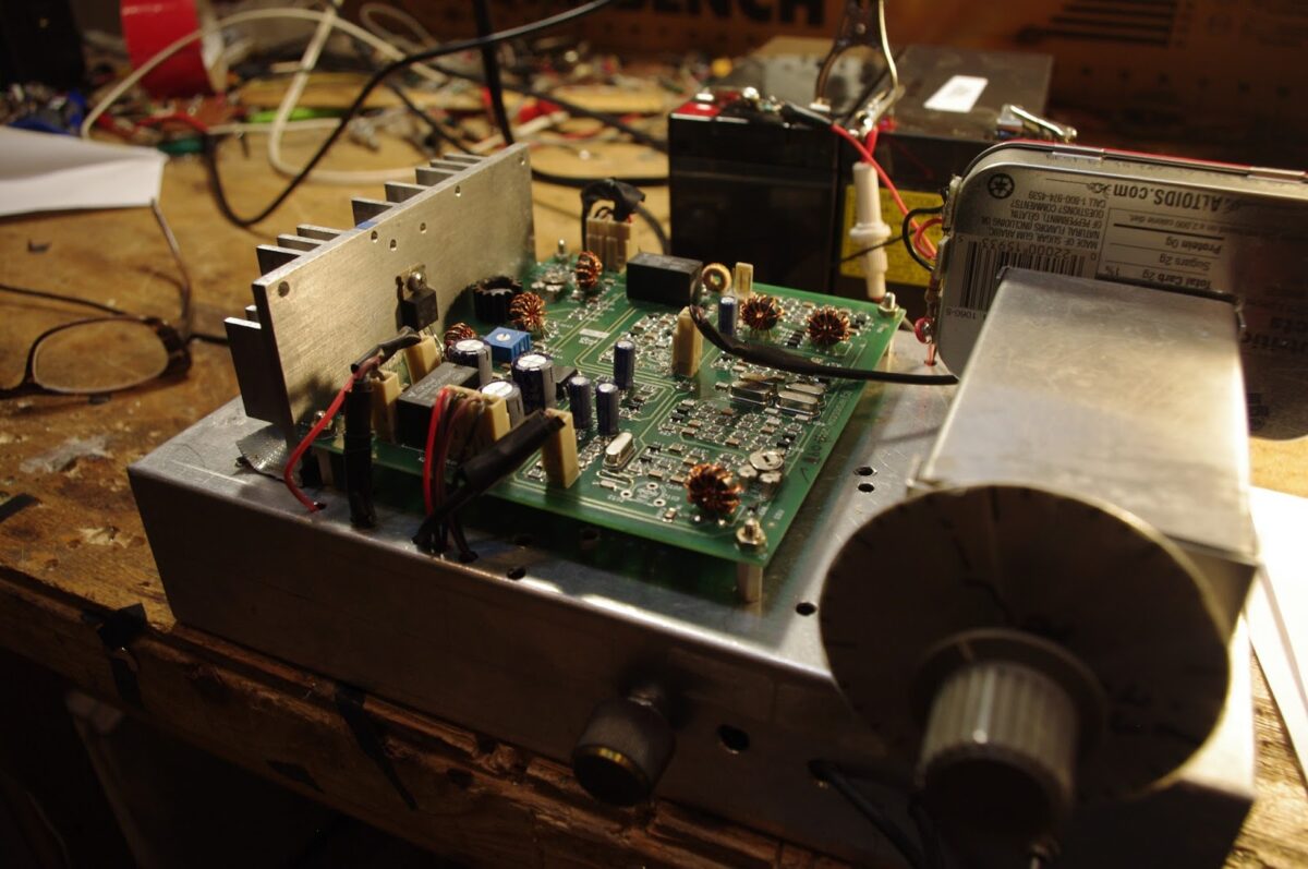 Putting a Heatsink on the BITX40 Module