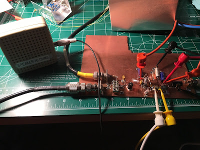 “First Light” on Brad’s Direct Conversion Receiver