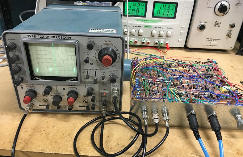 Discrete Dead-Bug O’scope Pong