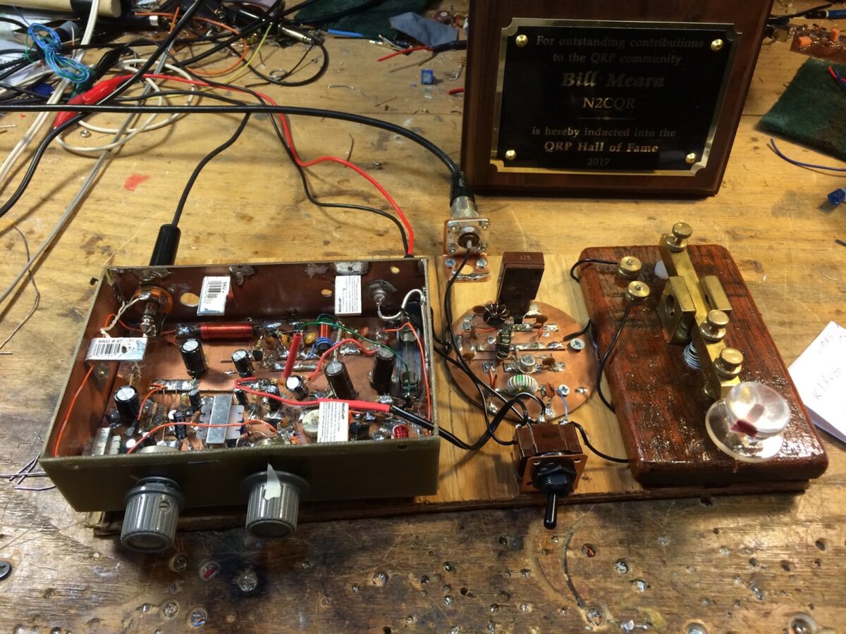 A Fishy Rig: Herring Aid Five, Tuna Tin Two,  VU2XVR Key