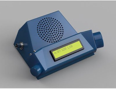 VE1LEB’s Ergonomic BITX Enclosure (in Juliano Blue)