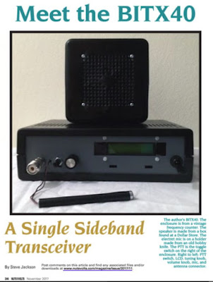 BITX40 Featured in “Nuts and Volts”