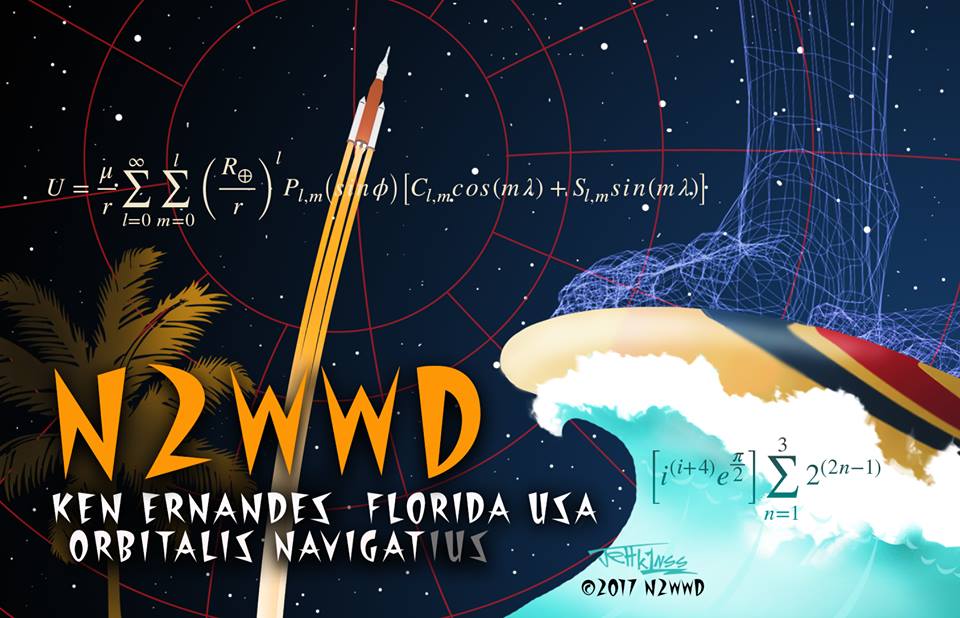 Beautiful QSL by Jeff Murray K1NSS