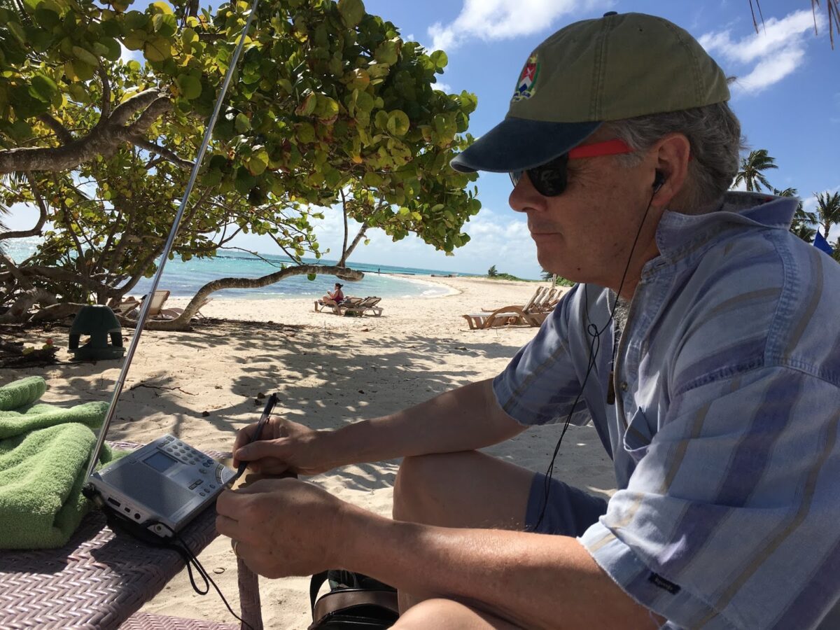 Caribbean Beach Listening Post