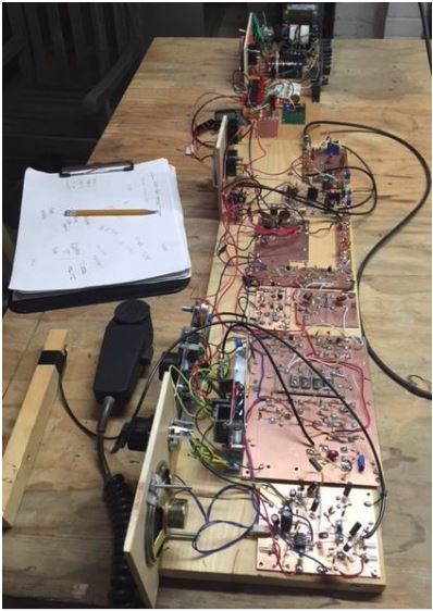 KC1FSZ’s Above Board, Al Fresco, Free Range, QRO, 4-Foot-Long, Wood-Based BITX
