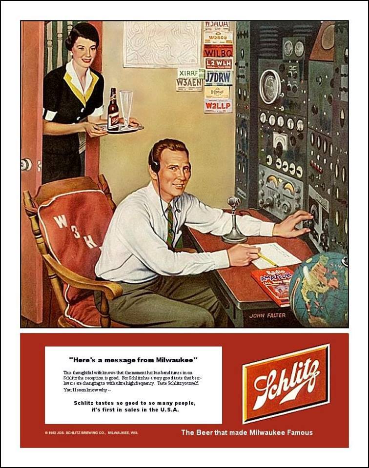 Schlitz Beer and Ham Radio
