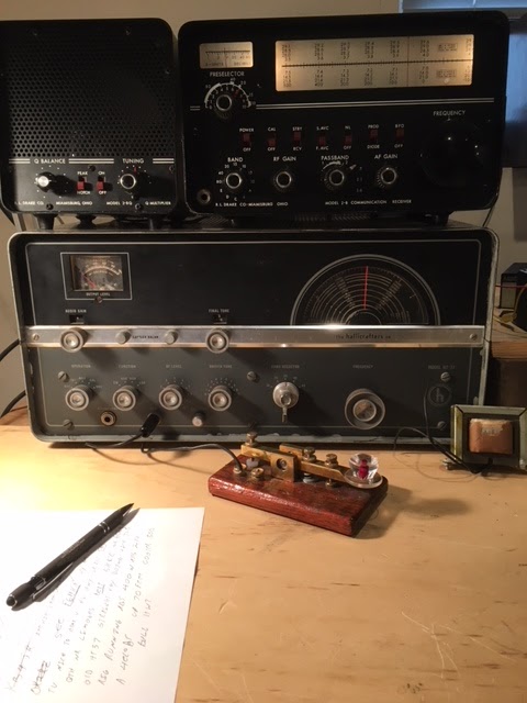 HNY (Happy New Year), SKN (Straight Key Night) 2019, and an HT-37 with “presence” — even on CW