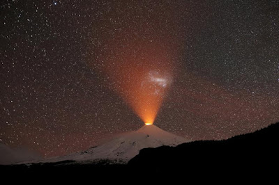 Volcano Light in Chile
