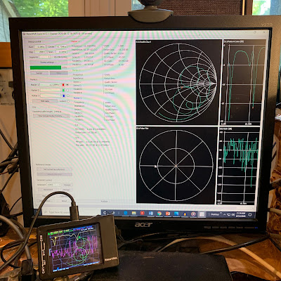 Software for Computer Interface with NanoVNA:  NanoVNASaver