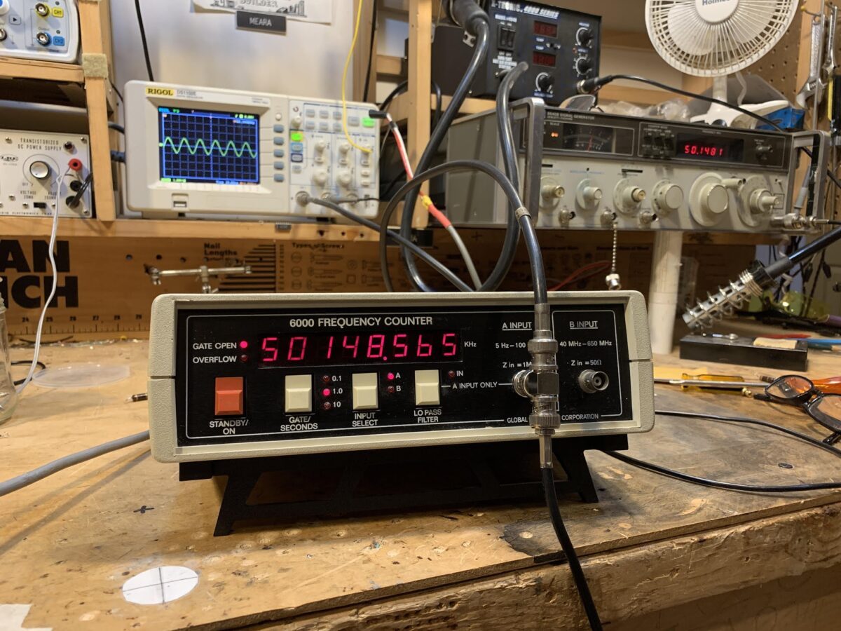 Global Specialties Corporation 6000 Frequency Counter — Anyone have a Plessey SP8630B Chip?