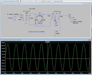 A Diode Ring Product Detector for the HA-600A?  Problems.