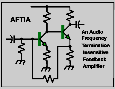 AFTIA!  The Audio Frequency Termination Insensitive Amplifier from W7ZOI