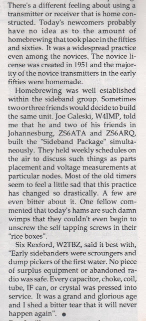 Joe Galeski’s 1960 “IMP” 3 -Tube Filter SSB Transmitter, and the Spirit of SSB Homebrew