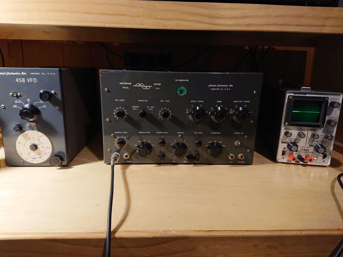 A Great Morning on the Old Military Radio Net:  AB9MQ’s Central Electronics 20A, W3EMD’s Dynamotor, WU2D