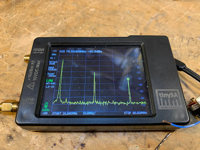 Exorcism Completed!  Getting Rid of the Spur in my 17 meter SSB Transmitter using a TinySA (video)