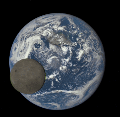 NASA Video of Moon Orbiting Earth (Looks Fake, but Is Real)