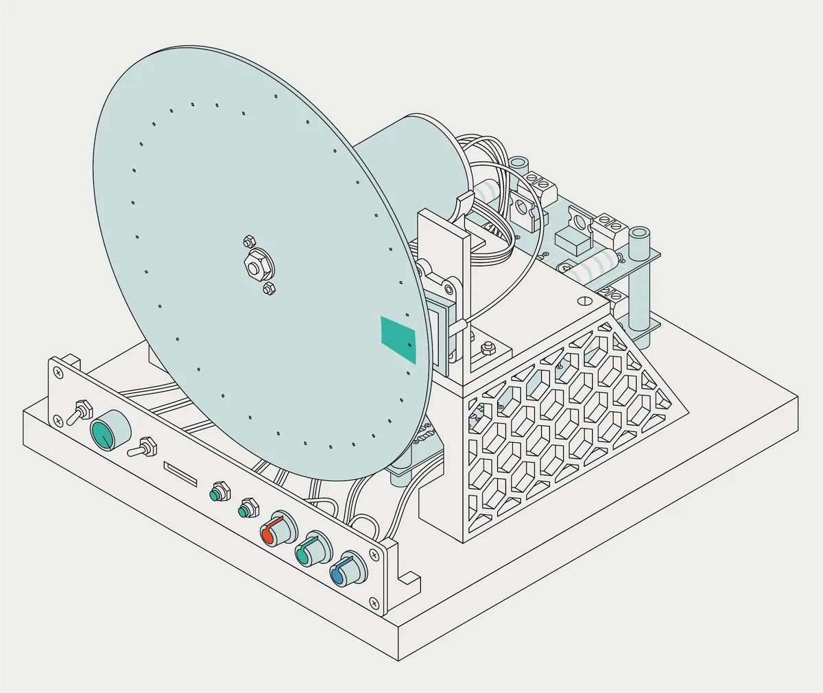 A Modern Mechanical Television — Nipkow Discs and Arduinos Lead to a Mechanical Color TV (video)