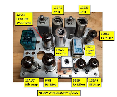 Details on Pete N6QW’s Wireless Set