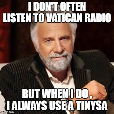 Watching Shortwave Broadcast Stations on the TinySA Spectrum Analyser