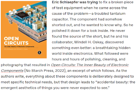 Open Circuits:   The Inner Beauty of Electronic Components