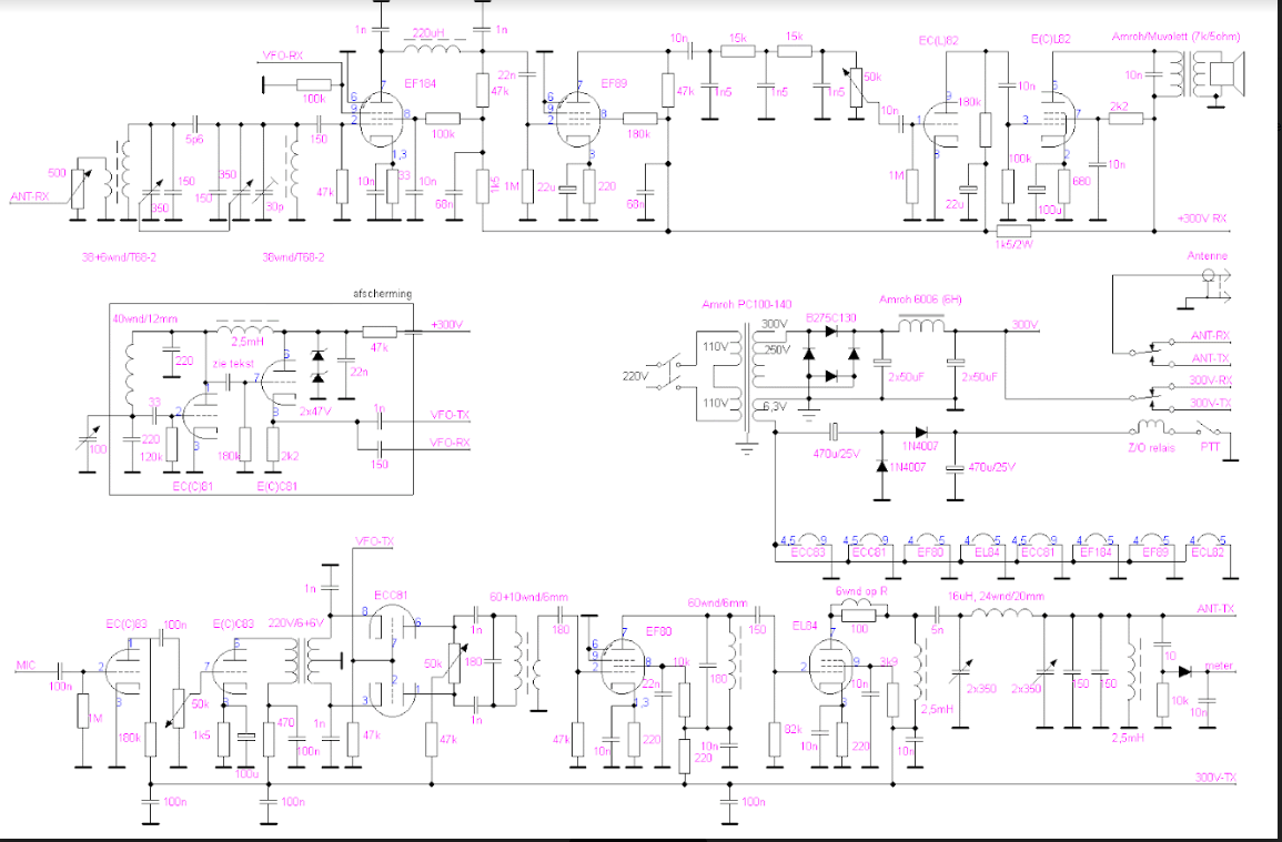 Schematics for the Cuban Islander Double Sideband Transceiver (Please Send More Info)