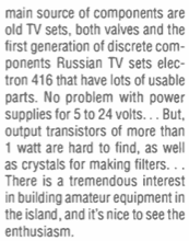 More Info on the Cuban Jaguey Solid State DSB Transceiver