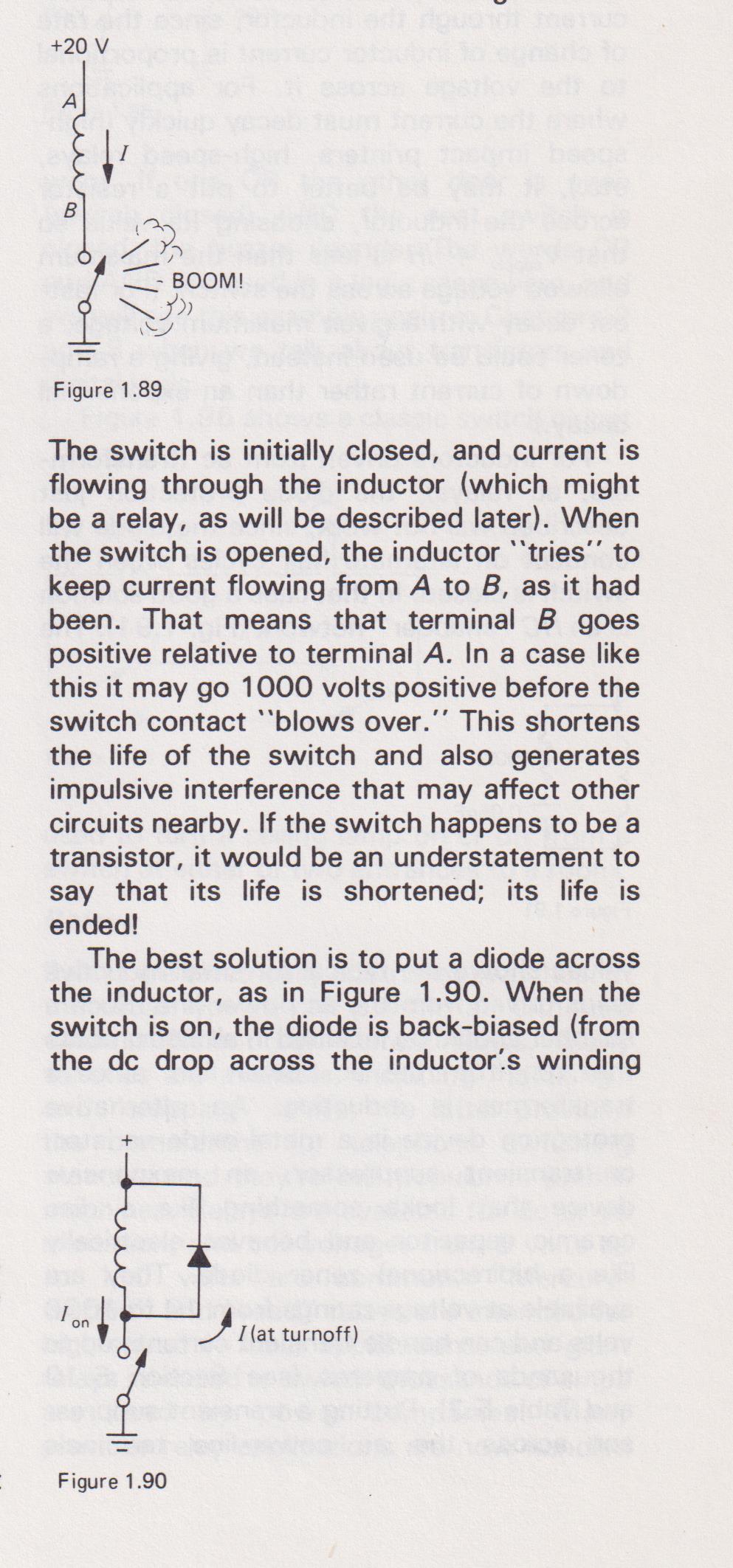 “The Art of Electronics” #4    Boom!  Putting Diodes Across Relay Coils