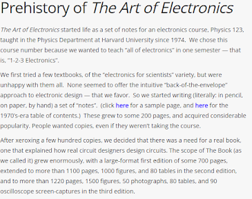 “The Art of Electronics” by Horowitz and Hill (First in a Series of Blog Posts on this Great Book)