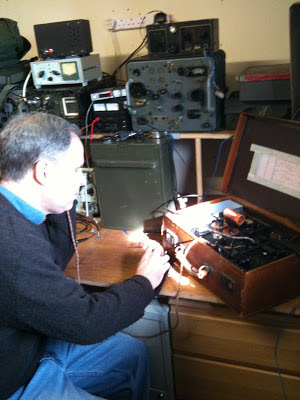 Ian Keyser G3ROO and Spy Radios