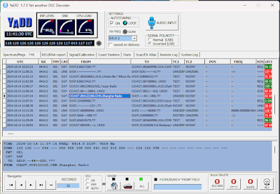 Monitoring Maritime Radio Messages with YADD
